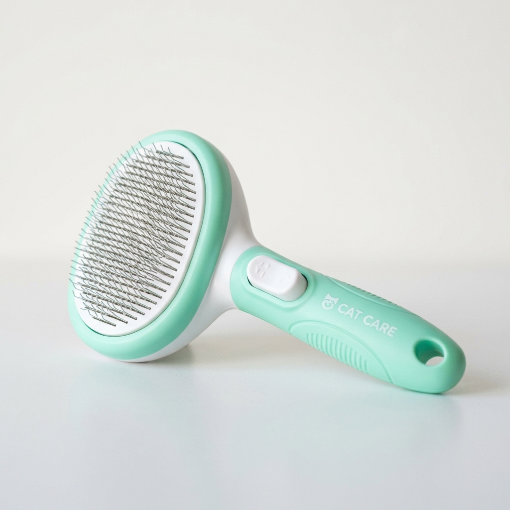 Self-Cleaning Slicker Brush